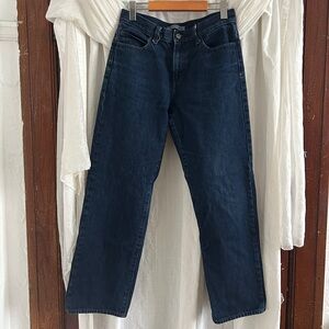 JW ANDERSON x Uniqlo Dark Blue Straight Jeans